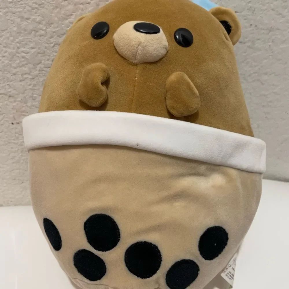 Avocatt Polar Bear Boba Plushie 10" Kellytoy NWOT